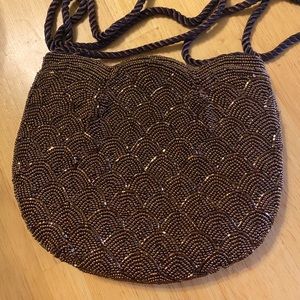 Beaded evening bag